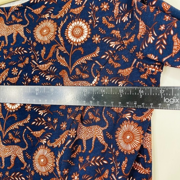 Boden Womens Penny Sheath Dress Size 8 Nature Animal Print Floral Cotton Office - Picture 8 of 12